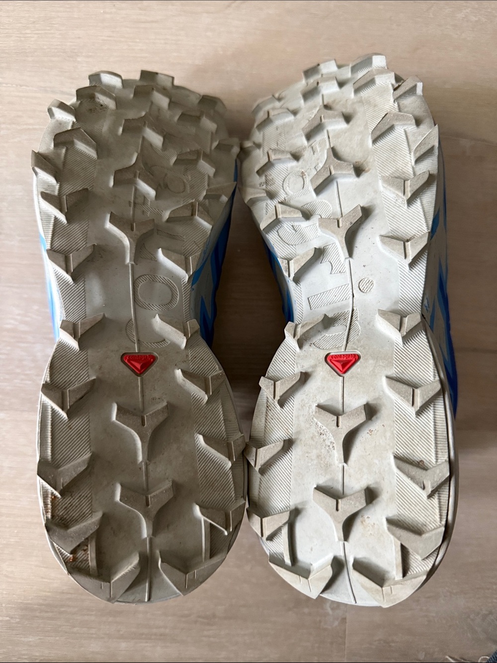 Salomon Speedcross men's Trail Shoes in Blue and White size 8 - Picture 9 of 10